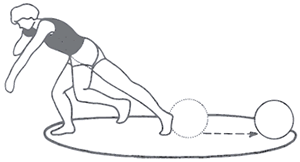 Glide to Medicine Ball