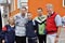  (Left to right) Mirela Milojvic, who heads the Special Olympics subprogram in Krusevac;  Fellow Steven Gardoni (SOAZ); Special Olympics Serbia athlete and photographer Marko Radojevic, Special Olympics Serbia Coach Malisa Vasiljevic, and Aldis Berzins, SOI, before the Fellows headed back to Belgrade.<br /><span></span>