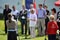 US Ambassador Mary Bruce Warlick opened the football competition that was held in Starcevo, a village near Pancevo on May 19 as part of the Special Olympics European Football Week.  Petar Andrejic, Regional Council Member, represented local government. Nine teams from 10 cities participated; two Project Unify teams took part in a demonstration match. Four referees licensed by the Football Federation of Serbia officiated. Local television ran info spots on the competition throughout the day; the event was reported on the evening news.<br /><span></span>
