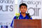 Salihin received a standing ovation after delivering his first speech ever! Salihin recounted how he started with Special Olympics Singapore and how it prepared him for his Kilimanjaro journey.<br /><span>Photo Credit: Special Olympics Asia Pacific</span>