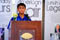 En tant que porte-parole des athlètes lors du repas de gala de Special Olympics Asie Pacifique, Salihin tient un discours enthousiaste devant plus de 250 dirigeants d’entreprises.<br /><span>Crédit photo : Special Olympics Asie Pacifique</span>