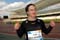 Andrew Oswin is thrilled with his Gold in Shotput.<br /><span>Photo Credit: Special Olympics International</span>