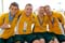 All smiles for the Australian swimmers.<br /><span>Photo Credit: Special Olympics Australia</span>