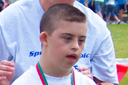 Jordan’s first sport was track and field. Jordan is proud of his medals, hanging them in his room and showing them off. <br /><span></span>
