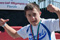 Fourteen-year-old runner Luis Espinosa celebrates his second place in the 25m run. This year was his second time competing at State Summer Games.<br /><span></span>